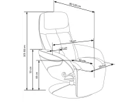 Lamamistool OPTIMA recliner beež pilt 7