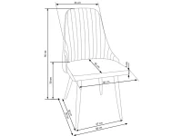 Стул K285 бежевый pilt 3