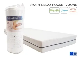 Madrats 120x200 SMART RELAX POCKET 7 ZONE pilt