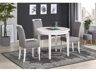 Pikendatav laud SORBUS valge pilt