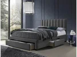 Voodi 160x200 GRACE hall samet