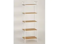Riiul BAMBOO 5 valge raam pilt 2