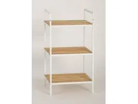 Riiul BAMBOO 3 valge raam pilt 2
