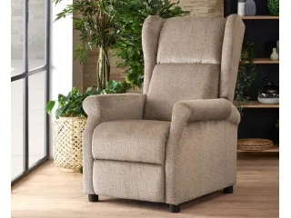 Tugitool AGUSTIN-M recliner massaažifunktsiooniga - Beež pilt