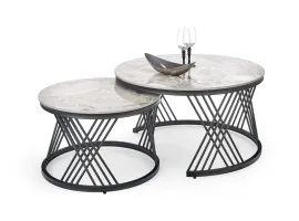 Diivanilaud FLAMINGO (2 tk) - hall marmor