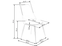 Стул K460 розовый pilt 4