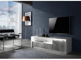 TV-alus TORINO 1P1T valge/hall