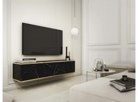 TV-alus ORO 135 must marmor