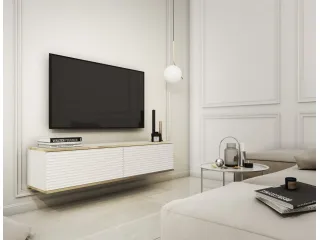 TV-alus ORO MDF 135 valge pilt