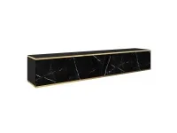 TV стол ORO 175 черный мрамор pilt 3