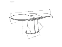 Стол раздвижной ROBINSON pilt 11
