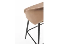 Барный стул низкий H96 бежевый pilt 6