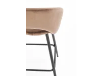 Барный стул низкий H96 бежевый pilt 7