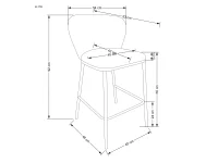 Барный стул низкий H119 pilt 5
