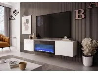 TV-alus LIVO RTV-180W-K elektrikaminaga pilt 3