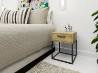 Тумбочка TRENDY SN-3 Дуб артисан pilt 4