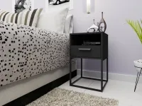 Тумбочка TRENDY SN-5 Антрацит pilt 4