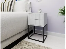 Voodikapp TRENDY SN-8 Valge