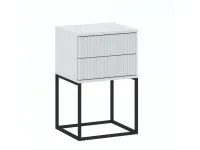 Тумбочка TRENDY SN-8 Белая pilt 3