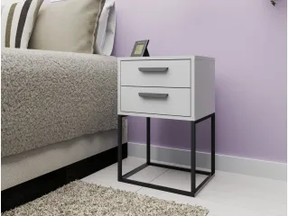 Тумбочка TRENDY SN-9 Белая pilt