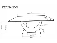 Pikendatav laud FERNANDO pilt 5