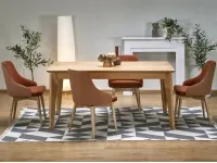 Pikendatav laud EDMONDO naturaalne pilt 2