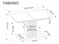 Pikendatav laud FABIANO pilt 11