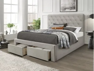 Voodi 160x200 MARISOL beež pilt