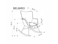 Kiiktool BELMIRO kreemjas pilt 8