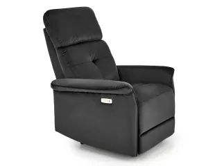 Кресло SEMIR recliner электрический - Черный pilt