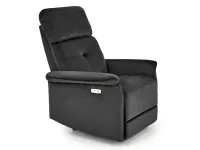 Кресло SEMIR recliner электрический - Черный pilt 2