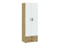 Riidekapp BASIC TWO 2D2S - Valge / artisan pilt 2