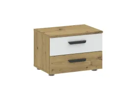 Voodikapp BASIC TWO 2S - Valge / artisan