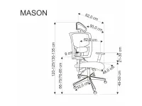 Рабочее кресло Ergonomic MASON pilt 8
