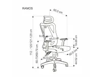 Рабочее кресло Ergonomic RAMOS pilt 8