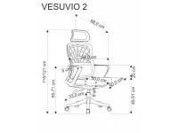 Кресло руководителя VESUVIO 2 - Серый pilt 9