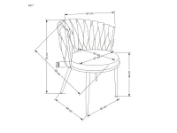 Стул K517 серый pilt 9