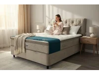 Континентальная кровать 120х200 GLASGOW с подъёмным механизмом pilt 3