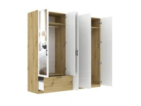 Riidekapp ALTA 5D1S peegliga pilt 4