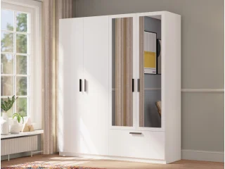 Riidekapp LITA 4D1S peegliga pilt