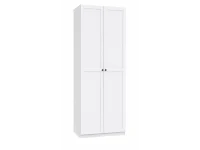 Riidekapp BEN 2D+2HDF - Valge pilt 2