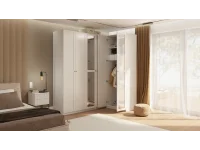 Riidekapp BEN 2D+2PGL - Valge pilt 7