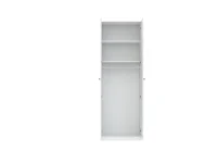 Riidekapp BEN 2D+2PGL - Valge pilt 4