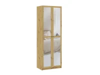 Riidekapp BEN 2D+2PGL - Tamm artisan pilt 3