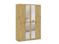 Riidekapp BEN 2D+2PGL - Tamm artisan pilt 11