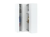 Шкаф для одежды BEN 2D+1HDF - Белый pilt 8