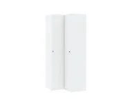 Шкаф для одежды BEN 2D+1HDF - Белый pilt 5