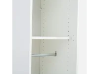 Шкаф для одежды BEN 2D+1HDF - Белый pilt 4