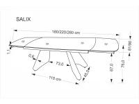 Pikendatav laud SALIX pilt 7