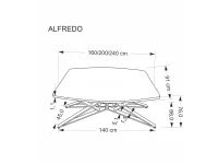 Pikendatav laud ALFREDO pilt 9